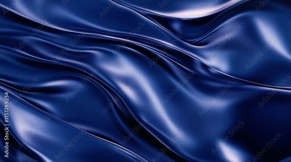Fototapeta premium Dark blue shiny abstract background with copy space for design. Long web banner. Website header. Christmas, New Year, birthday, anniversary, holiday, celebration, holiday concept.