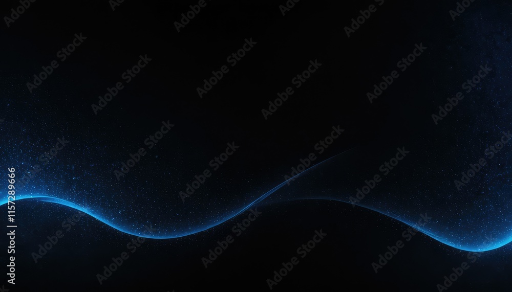 Fototapeta premium Abstract background with blue flowing lines design 7 