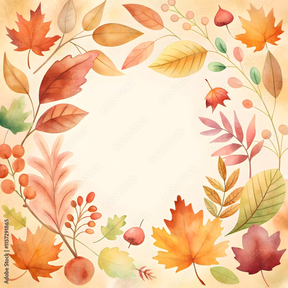 autumn leaves frame autumn leaves frame