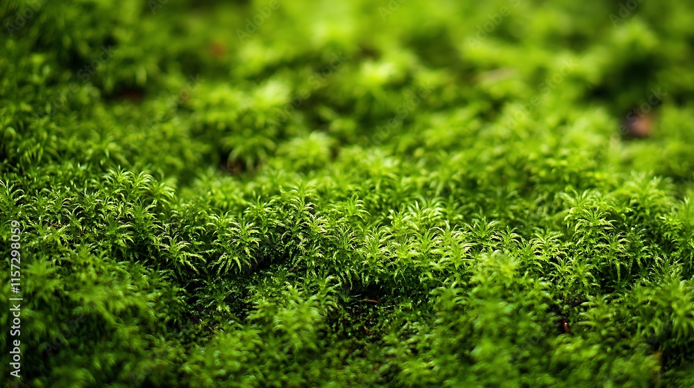 Rainforest Floor Moss: Photograph the lush carpet of moss covering the rainforest floor, creating a vibrant green texture Rainforest Floor Moss: Photograph the lush carpet of moss covering the rainforest floor, creating a vibrant green texture