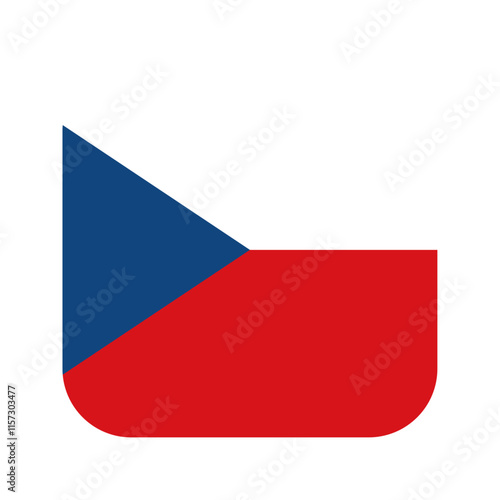 Czech Republic flag rounded square icon Free Download Czech Republic flag rounded square icon - GFXLoad