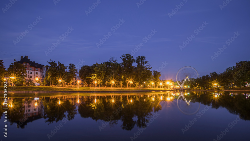 Koenigsberg pond in the evening Koenigsberg pond in the evening