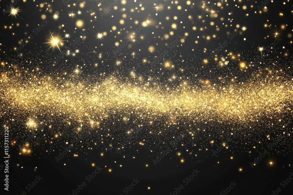 Gold glitter with sparkling confetti, adding a touch of glamour and shimmer. Gold glitter with sparkling confetti, adding a touch of glamour and shimmer.