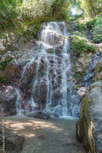 The beautiful waterfalls in minca.