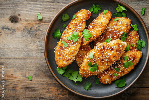 A Plate of Crispy Honey Ses...