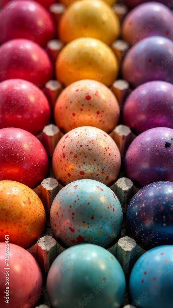 Background of their beautiful colorful Easter eggs. Banner. Postcard Background of their beautiful colorful Easter eggs. Banner. Postcard