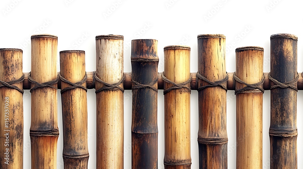 Bamboo fencing installation outdoor garden home improvement nature Bamboo fencing installation outdoor garden home improvement nature