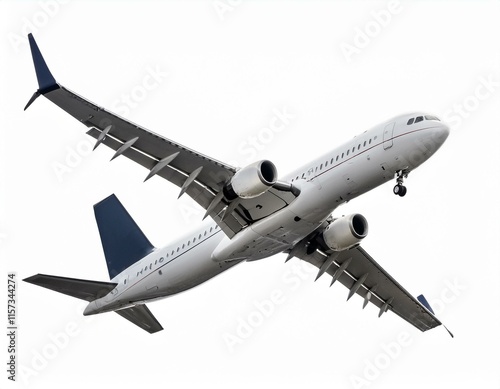 Airplane isolated on white background 