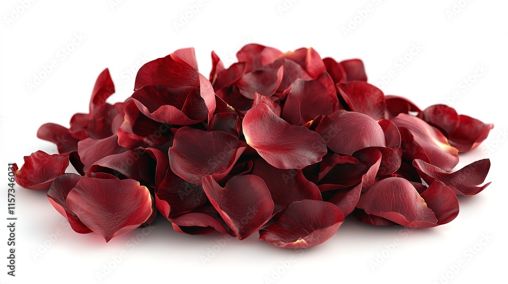 A close up of a bunch of red rose petals. Perfect for romantic designs A close up of a bunch of red rose petals. Perfect for romantic designs