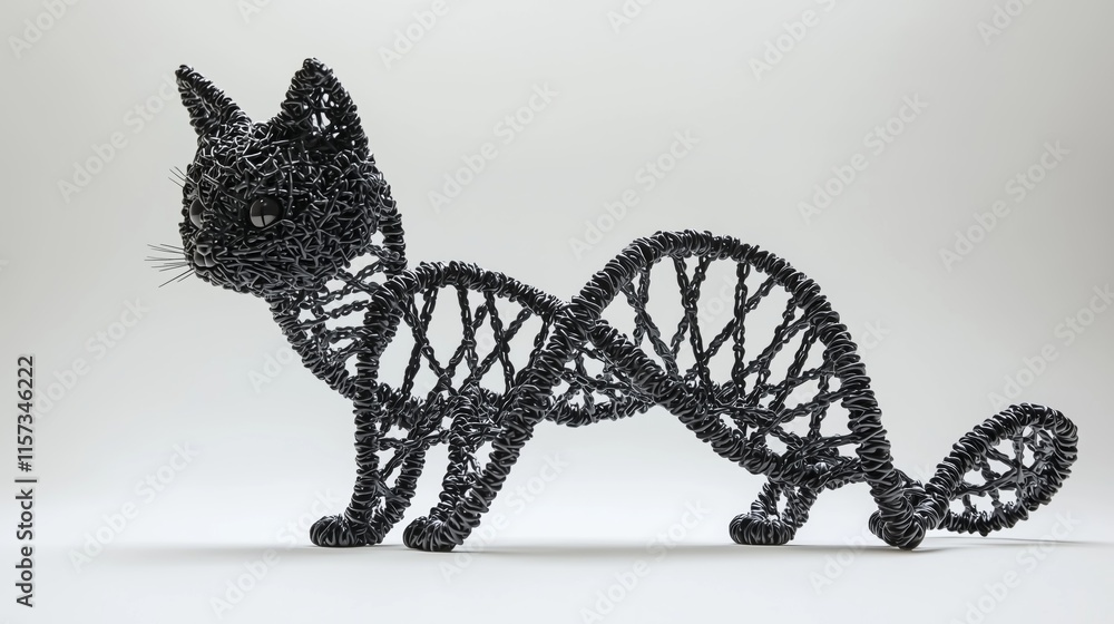 Obraz premium Ambient Feline Study