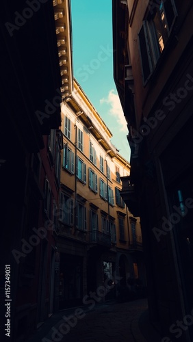 Straße, Gasse, Häuser - Mailand