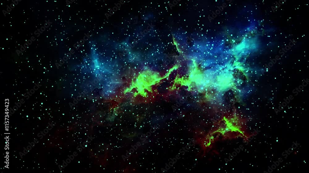 outer space background particles galaxy nebula