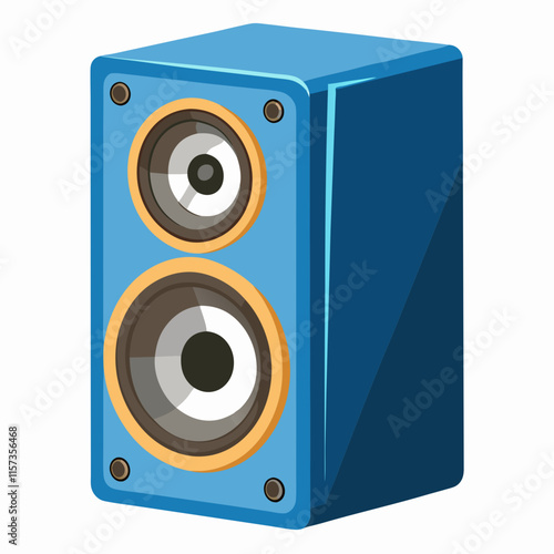 speaker on white background