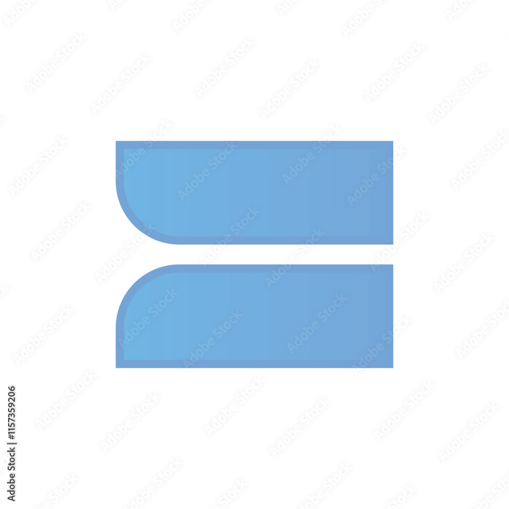 logo of two horizontal stripes. Equal sign in math. minimalist and modern logo template logo of two horizontal stripes. Equal sign in math. minimalist and modern logo template