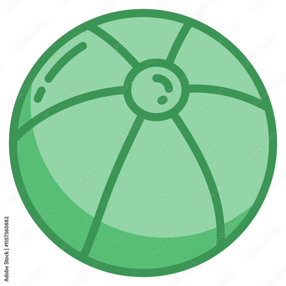 Obraz premium Beach Ball Icon For Design Element