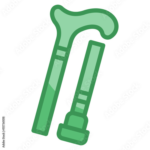 Walking Stick Icon For Design Element