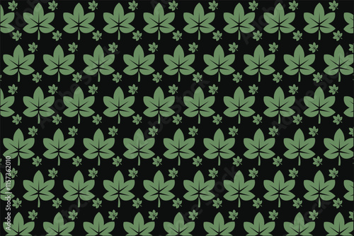 Leaf Pattern simple and minimalist style