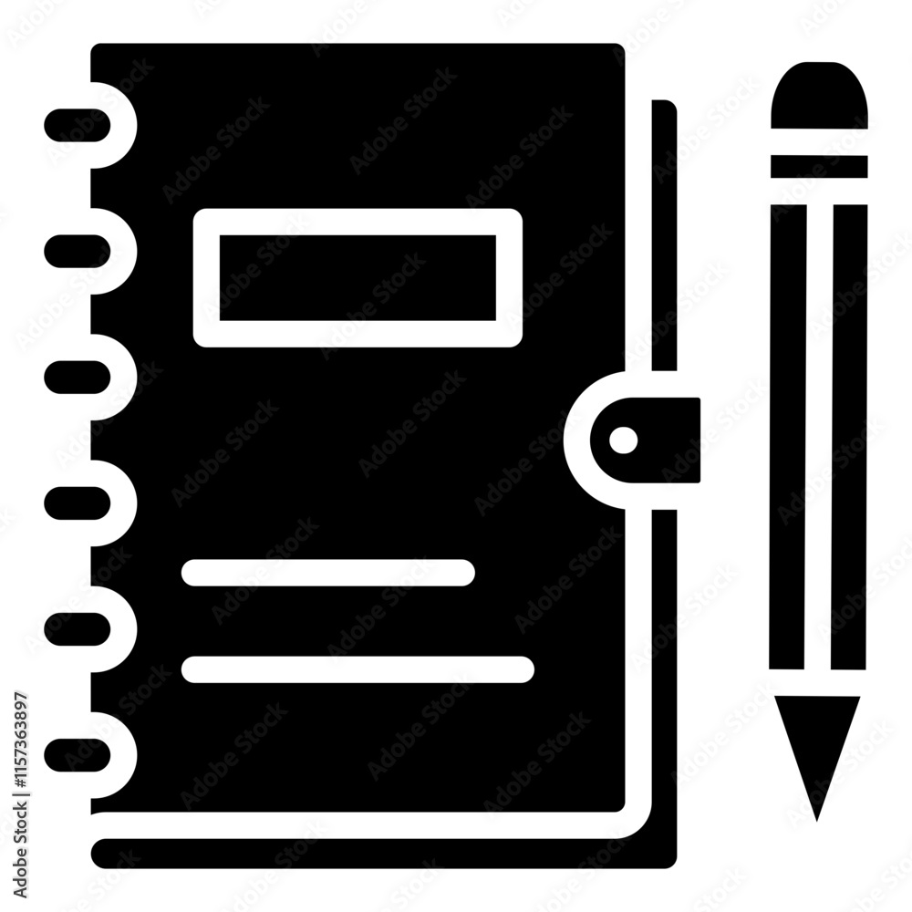 Fototapeta premium Travel Notebook Icon For Design Element