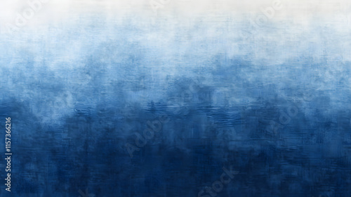 minimalistic background with smooth gradient shades of blue transitioning from light to dark, evoking serene and calming atmosphere