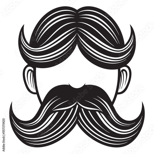 Mustache vector