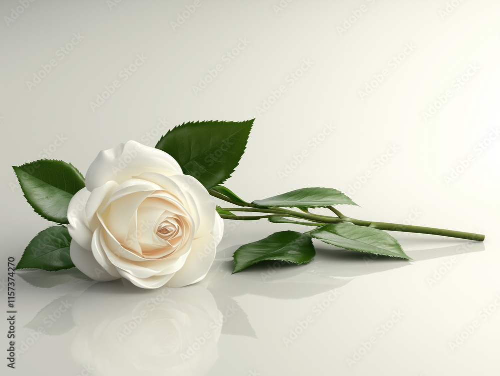 white rose flower on white background white rose flower on white background