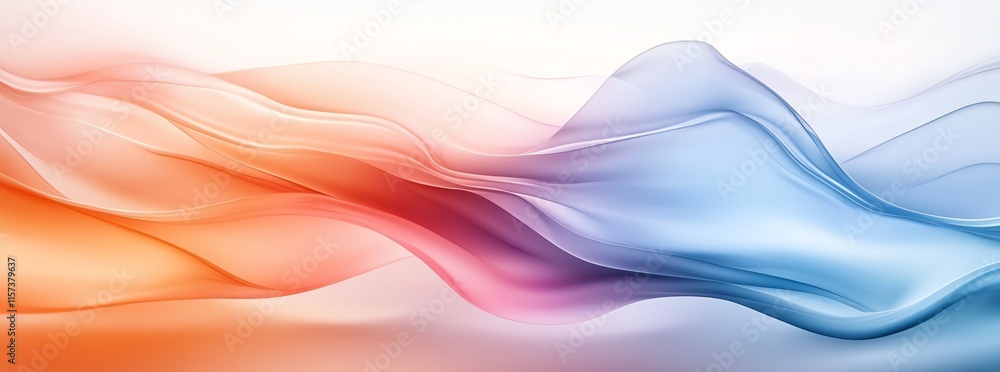Abstract vibrant waves of orange and blue blend seamlessly, creating a dynamic and fluid pattern ideal for backgrounds, design, and creative projects Abstract vibrant waves of orange and blue blend seamlessly, creating a dynamic and fluid pattern ideal for backgrounds, design, and creative projects