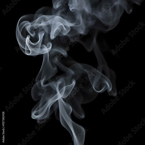 Wallpaper Mural Steam, smoke, vapor isolated on black background. Smoke steam spray, abstract vaporing water, texture of cold mist, hot vapor, fog effect closeup, black screen. Hot food, drink. Overlay using
 Torontodigital.ca