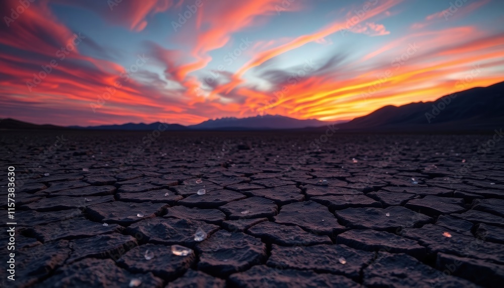 cracked earth in the desert cracked earth in the desert
