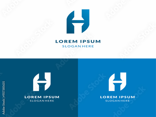 Letter H Plumbing Logo Template