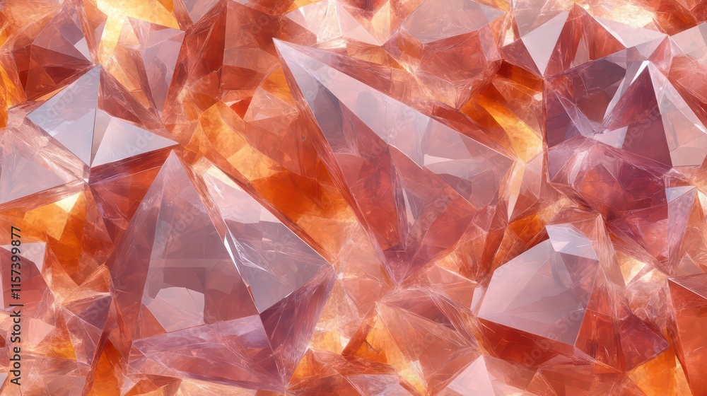 Abstract geometric crystal, background seamless pattern texture. 3D render illustration style. Background for wallpaper, tapestry, cloth, fabric printing, web. Abstract geometric crystal, background seamless pattern texture. 3D render illustration style. Background for wallpaper, tapestry, cloth, fabric printing, web.