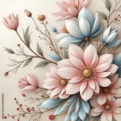 floral decorative background