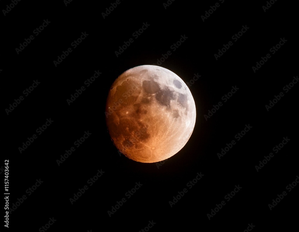 Obraz premium The Full Harvest Moon of September
