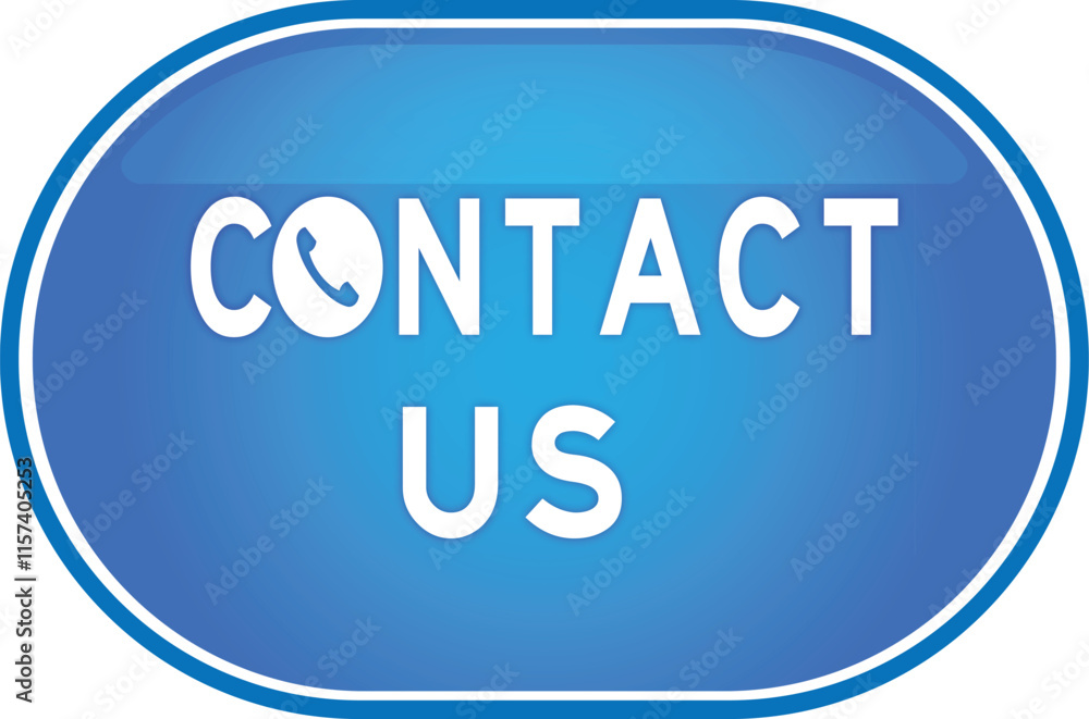 Contact Us Button with a Gradient Blue Design Contact Us Button with a Gradient Blue Design
