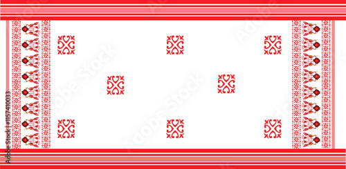 gamosa or gamusa from assam.gamosa textile pattern. gamosa or gamusa is an article of significance for the indigenous people of Assam, India. It is generally a white rectangular piece of cloth