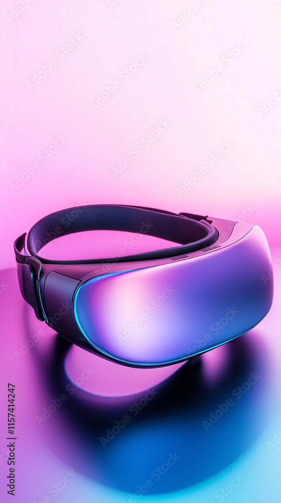 Virtual Reality Headset with Gradient Lenses Virtual Reality Headset with Gradient Lenses