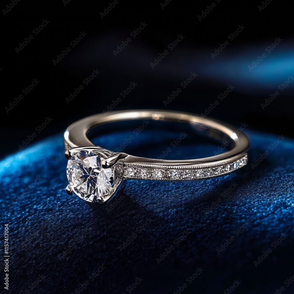 Elegant Diamond Ring Display Elegant Diamond Ring Display