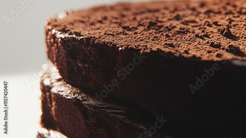 Rich Layered Chocolate Cake with Soft Textures