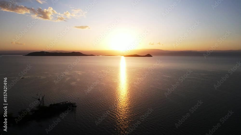 Sunrise shot of Lake Baringo Sunrise shot of Lake Baringo