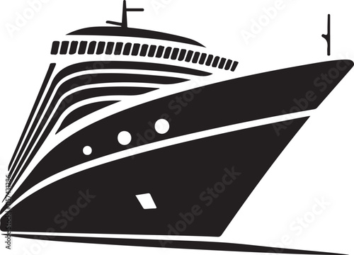 Black Cruise Ship Design