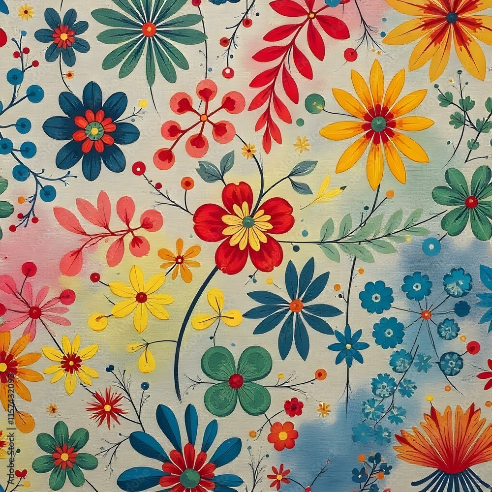 Fototapeta premium floral decorative abstract
