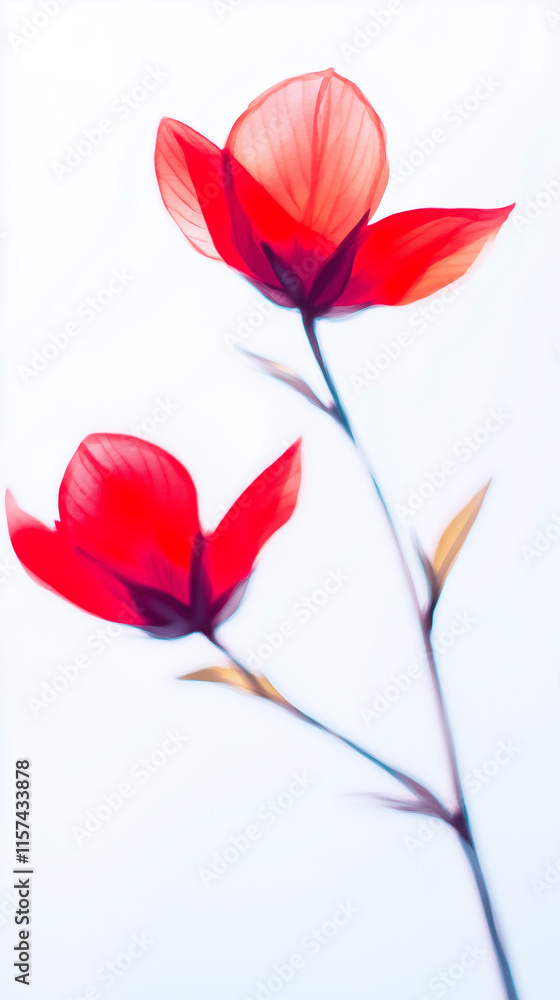 Fototapeta premium red poppy flower