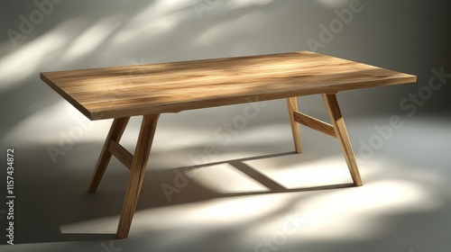 Wooden Table Shadow Art photo