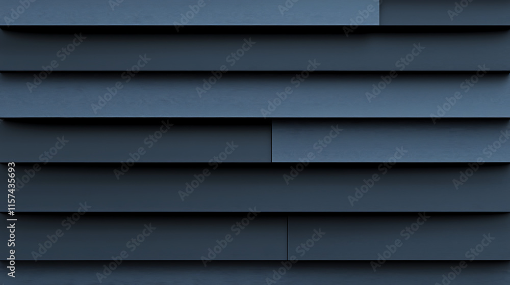 Fototapeta premium Textured blue wooden wall panels