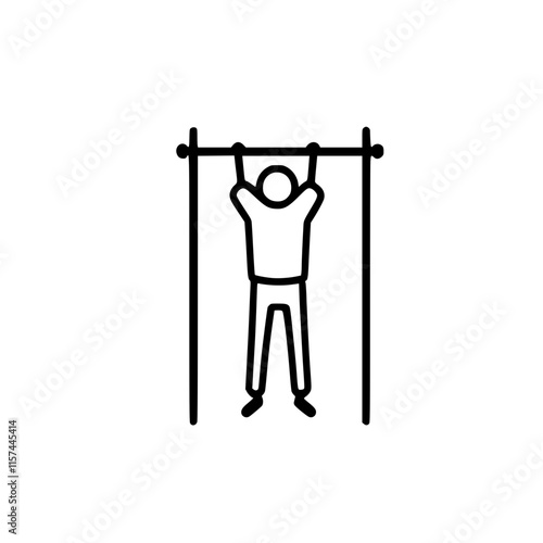 Ьan on horizontal bar icon black and white