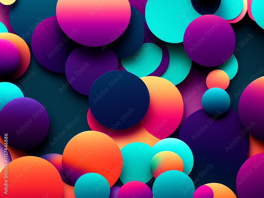 background with colorful circles background with colorful circles