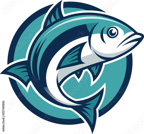 unique fish logo  🐠 
