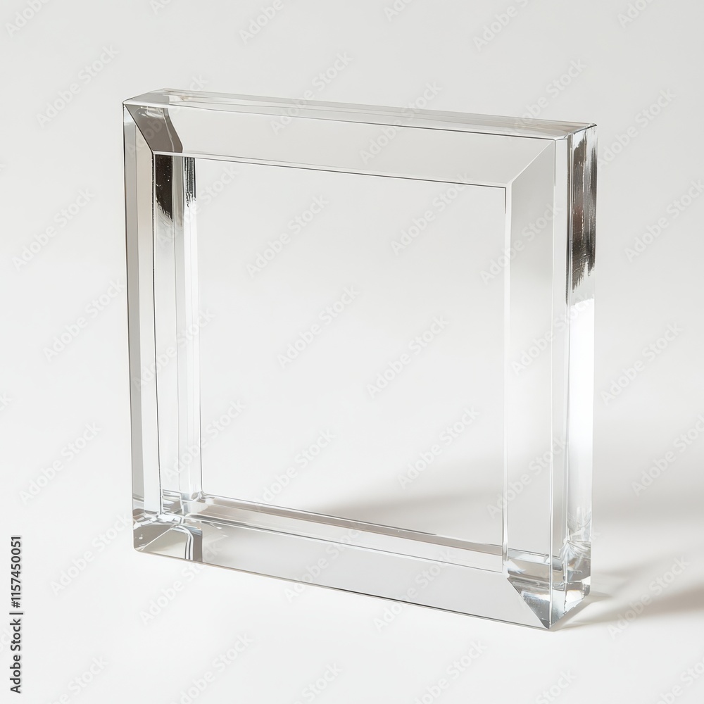 Crystal Clear Minimalism: Capturing the elegant simplicity of a transparent crystal cube, a study in clean lines and refracted light. Crystal Clear Minimalism: Capturing the elegant simplicity of a transparent crystal cube, a study in clean lines and refracted light.