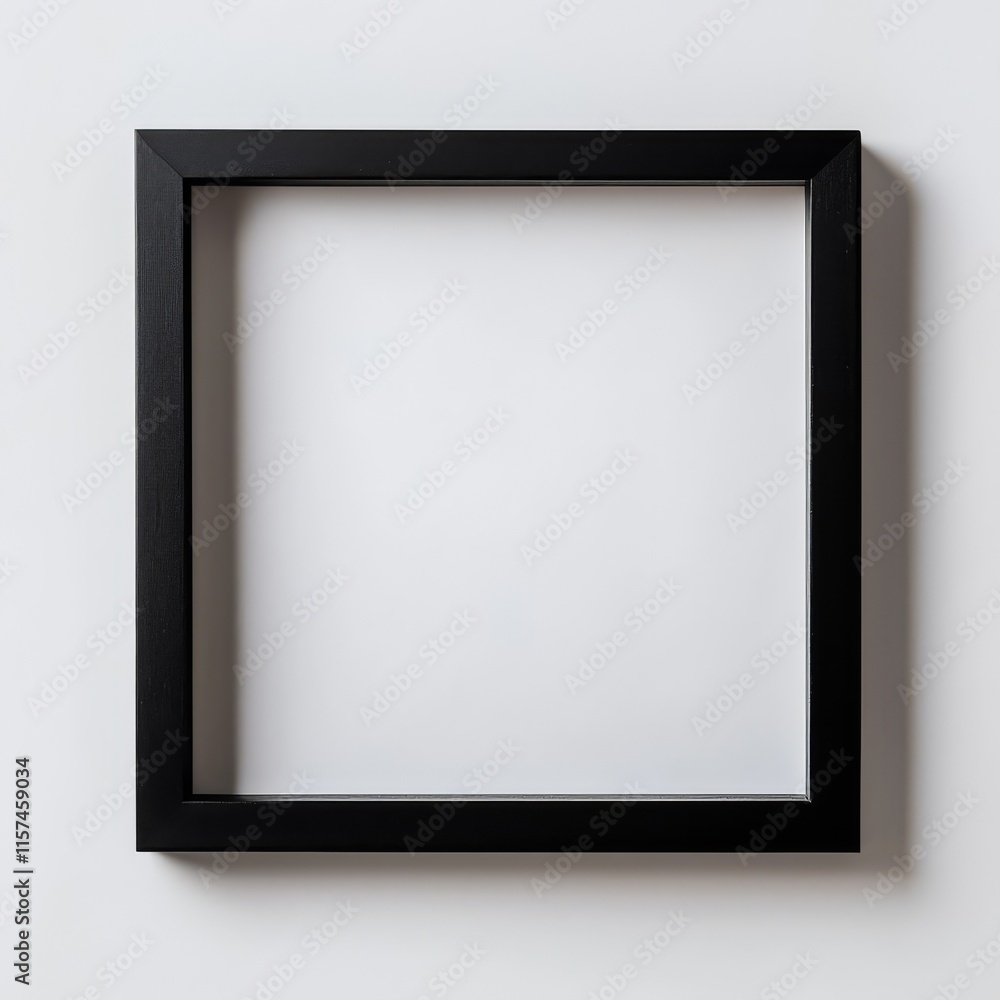 Black Square Frame Mockup Black Square Frame Mockup