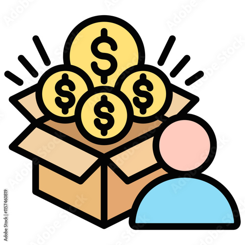 Crowdfunding Icon