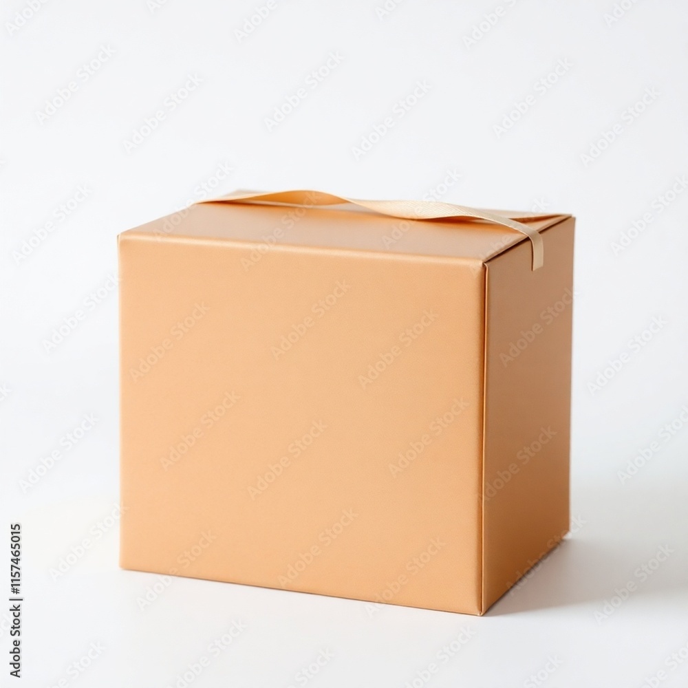 Box package isolated on a white background. Box package isolated on a white background.
